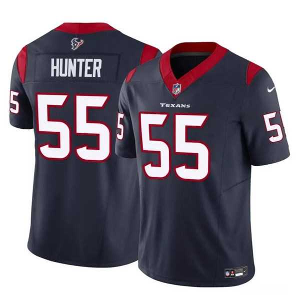 Men & Women & Youth Houston Texans #55 Danielle Hunter Navy 2024 F.U.S.E Vapor Untouchable Limited Football Stitched Jersey->houston texans->NFL Jersey